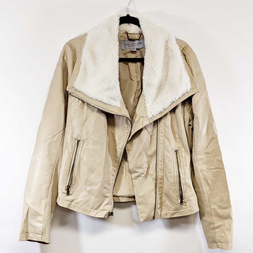 Marc of New York | faux Leather jacket | size XL